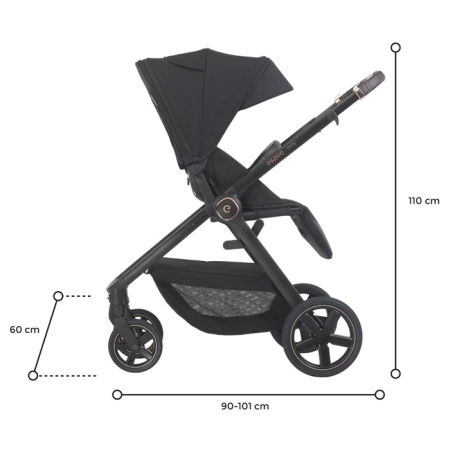 Espiro Only Way kolor 519 Vanilla Beige spacerówka do 22 kg przekładane siedzenie